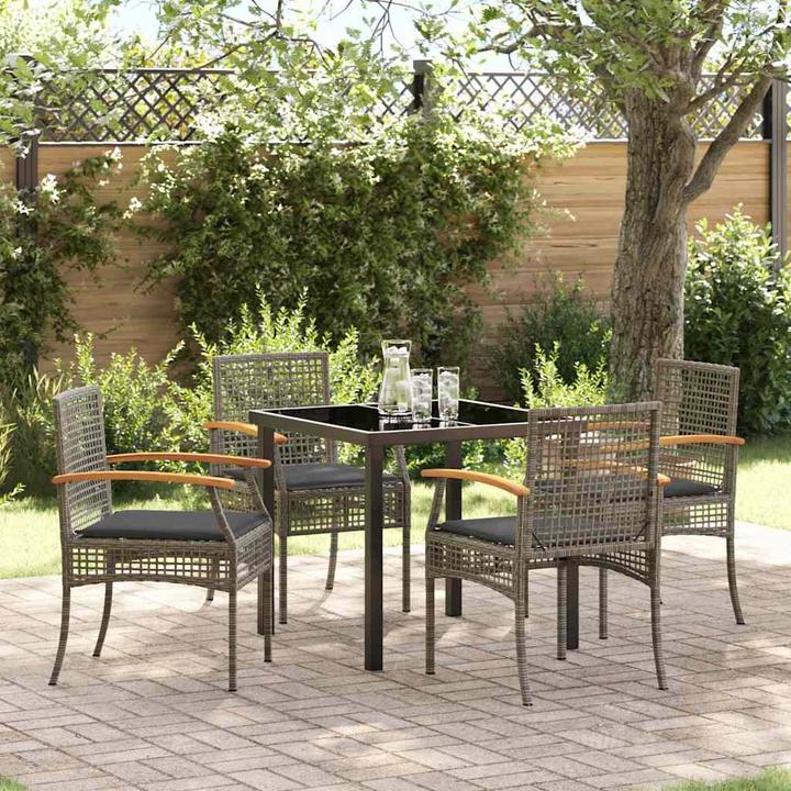 Produktbild vidaXL Garten Essgruppe (80 x 80 x 73 cm)