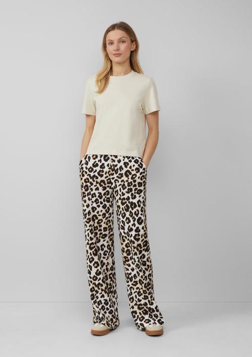 Image du produit S.Oliver Hose Wide-Leg Hose mit Leo-Muster (36)
