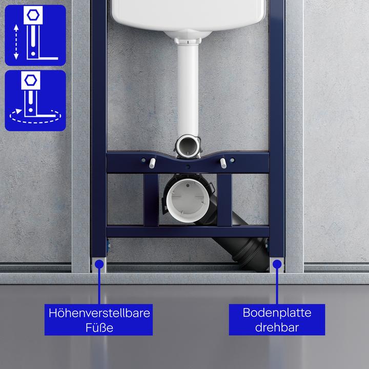 Produktbild Duravit DuraSystem Unterputz-Rahmen für wandhängende WC-Becken