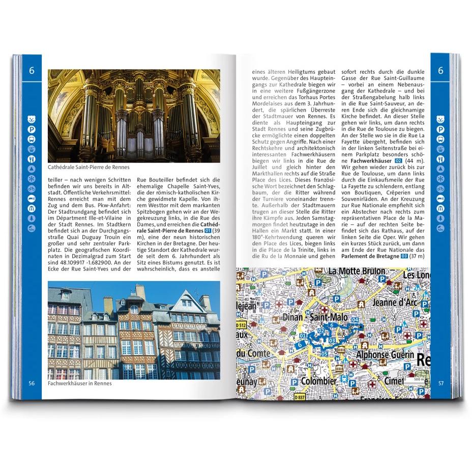 Thumbnail - Wanderführer Bretagne, vom Mont-Saint-Michel bis Saint-Nazaire, 55 Touren, Ratgeber von Michael Will