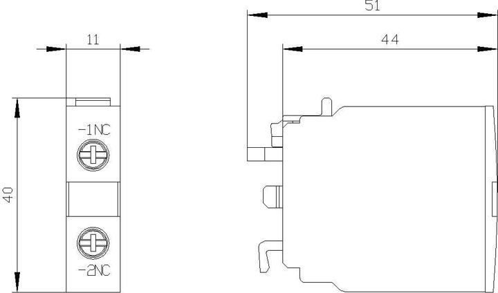 Produktbild Siemens Hilfskontaktblock 1 Öffner