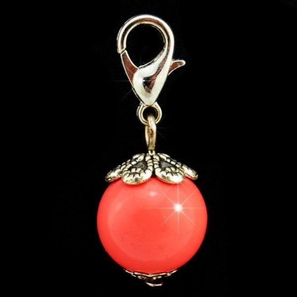 Produktbild Hermex Charm Anhänger für Thomas Sabo / Pandora Armband - Lachs Rosa (Edelstahl)