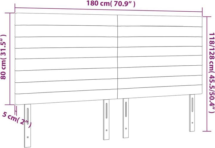 Immagine prodotto vidaXL Pierre (180 x 5 x 128 cm)