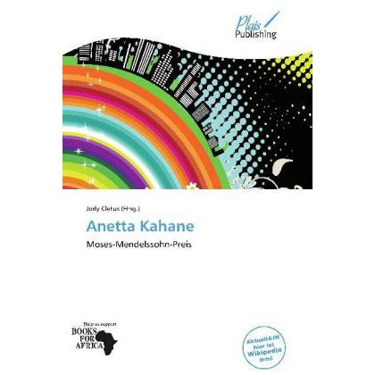 Anetta Kahane, Fachbücher