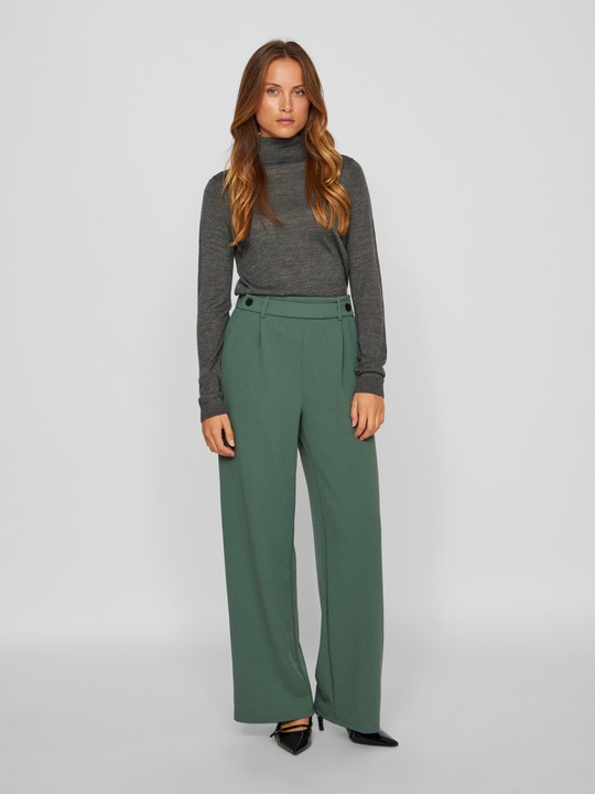 Actual product image Vila High Waist Trousers with Wide Leg (L)