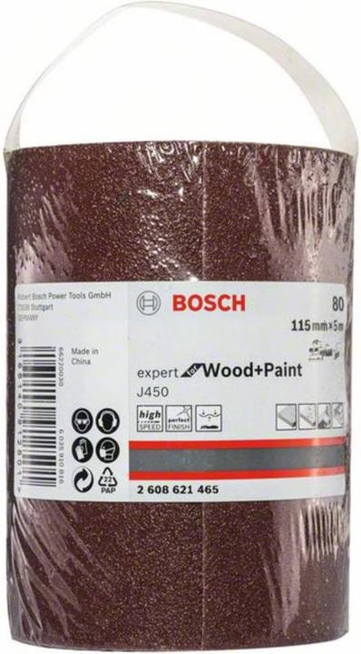 Image du produit Bosch Professional Zubehör Papier abrasif Ponceuse à main 11m (80)