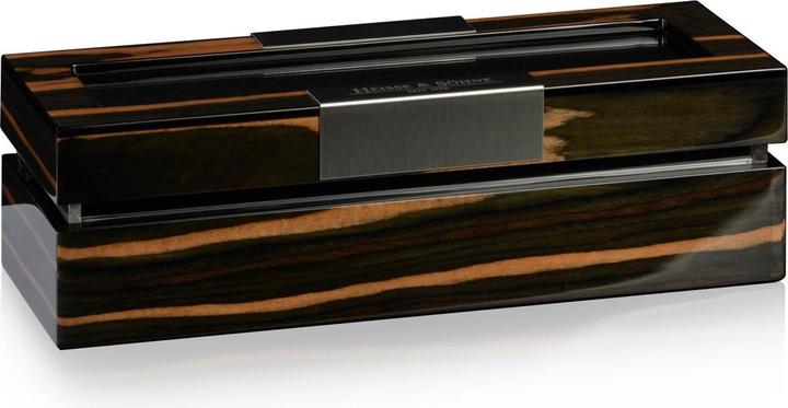 Actual product image Heisse & Söhne Watch box Executive 5 - Macassar / Black