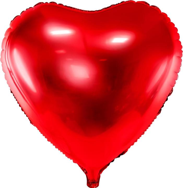 Produktbild Partydeco Rotes Herz Ballon 45cm (1 x)