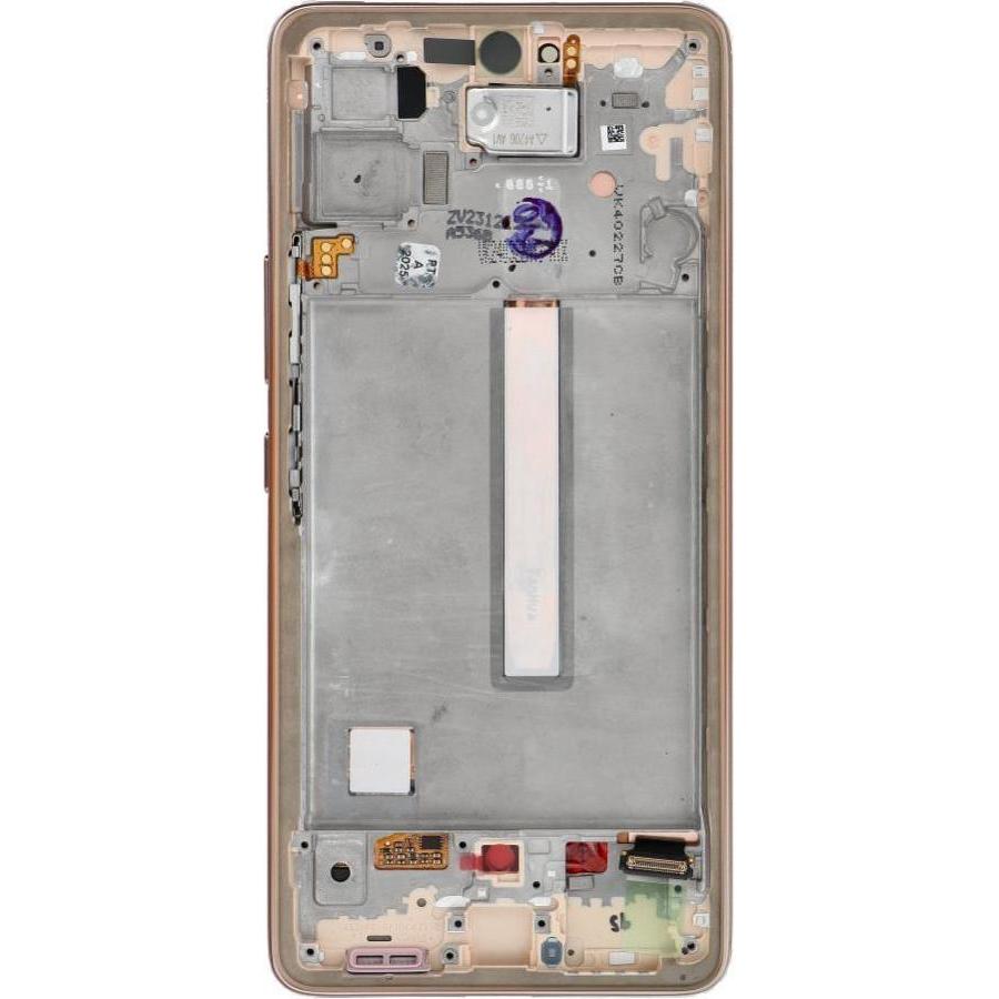 Samsung LCD display! ServicePack LCD Display A53 5G A536B GH82-28024D Gold (Display), Mobilgerät Ers