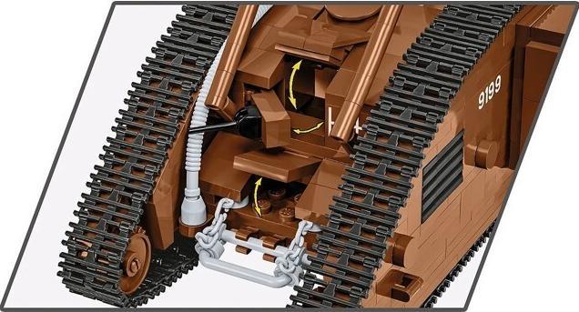 Actual product image Cobi - World War I - Mark V 848 pcs (Not For Sale In Hungary) /Toys
