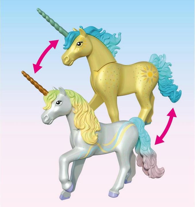 Produktbild Playmobil Regenbogenblumen-Einhorn Mit Fee (71840)