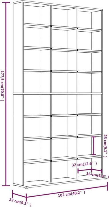 Immagine prodotto vidaXL CD-Regal