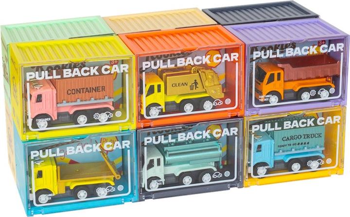 Produktbild Rookies Go! Go! Display Pull Back LKWs assortiert