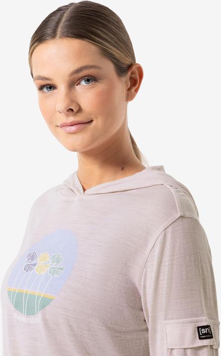 Produktbild Super Natural Women's Tulips Light Print Hoodie (M)