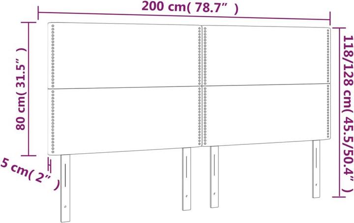 Immagine prodotto vidaXL Braylon (200 x 5 x 128 cm)