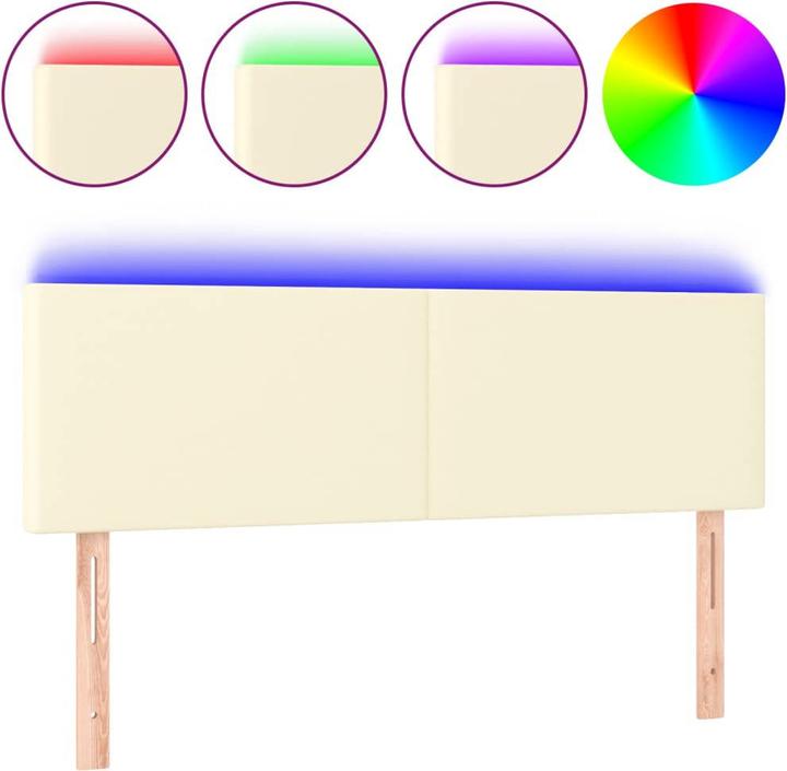 Actual product image vidaXL LED Kopfteil (144 x 5 x 88 cm)