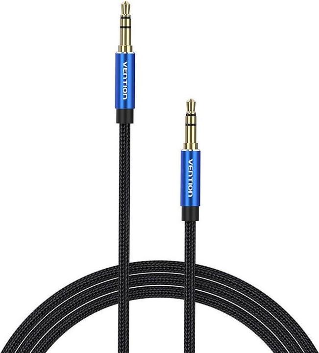 Image du produit Vention BAWLJ 3.5mm 5m Câble audio bleu (5 m, Câble AUX)