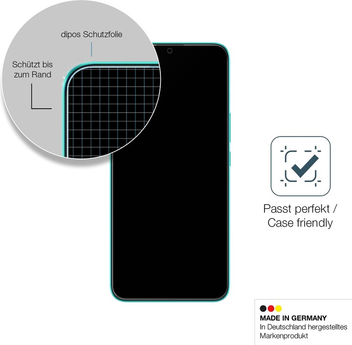 Actual product image Dipos Anti-Shock Screen Protector Matte (1 Piece, Wiko T10)