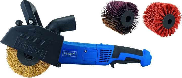 Scheppach MRS 1300 Universal-Renovierungsschleifer (inkl. 3 Bürsten) (Bürstenschleifer, 1300 W)