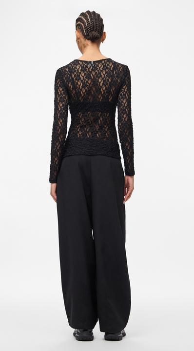 Actual product image Pieces Pchazel Ls Lace Top Noos (L)