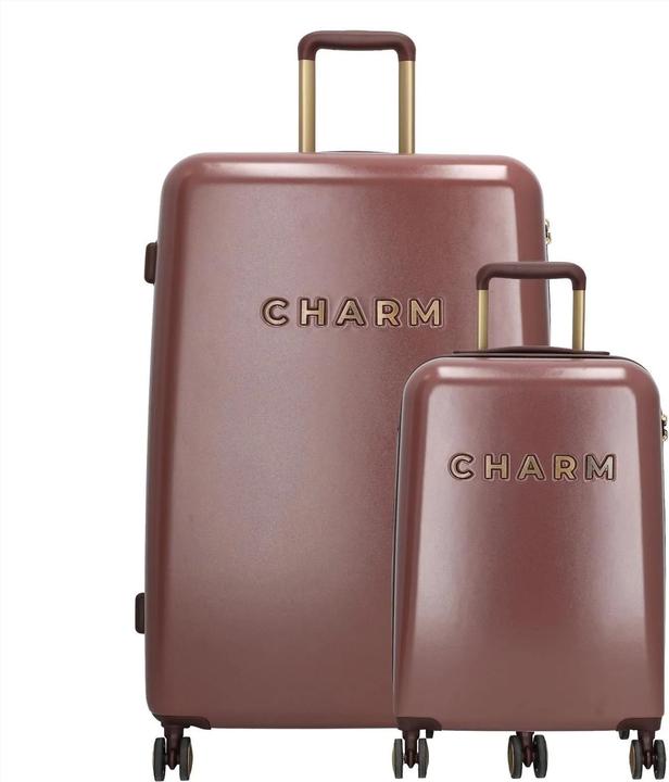 Produktbild Charm Charme London Schönes Reisegepäck Set - 2 - TSA Slot - Bordeaux rot (95 l)