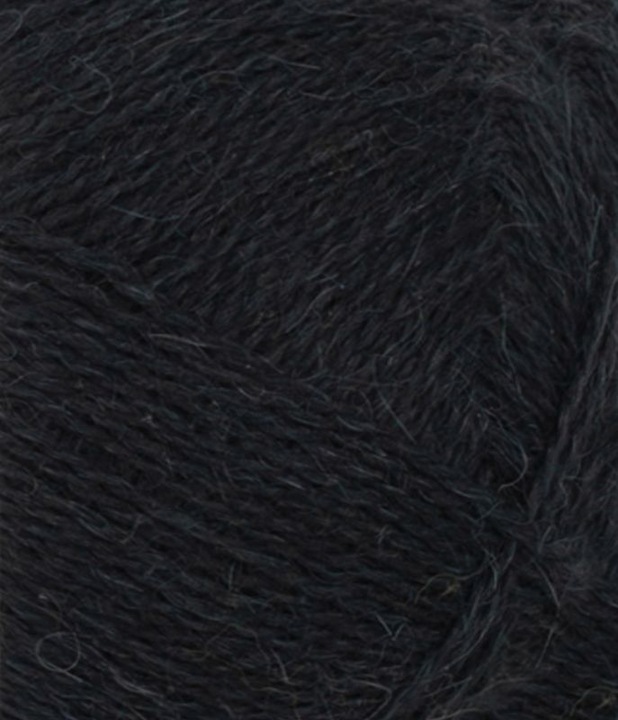 Actual product image Sandnes Garn col. 1099 svart approx. 400 m 50 g (400 m)