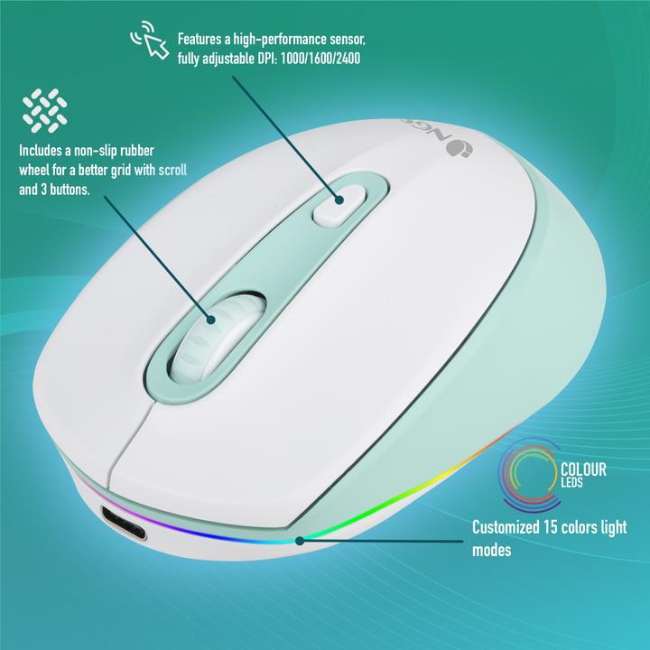 Actual product image NGS Smog mint-rb (Wireless)