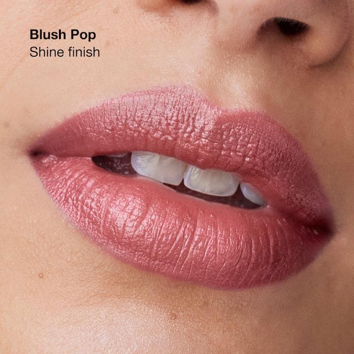 Actual product image Clinique Pop Longwear Lipstick Shine Blush Pop (Plum Pop)