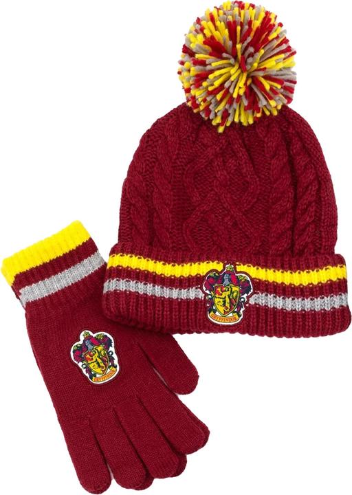 Produktbild Unisex Adult Gryffindor Beanie & Gloves Set