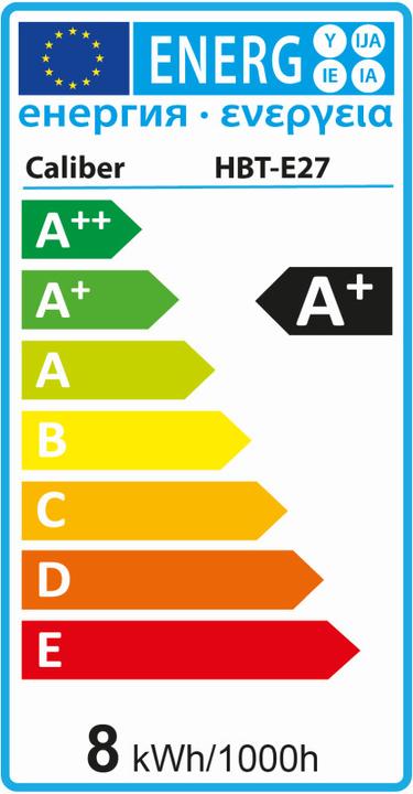 Energie-Label Caliber HBT-E27 Smart Home LED Startpack (E27, 720 lm, 1x)