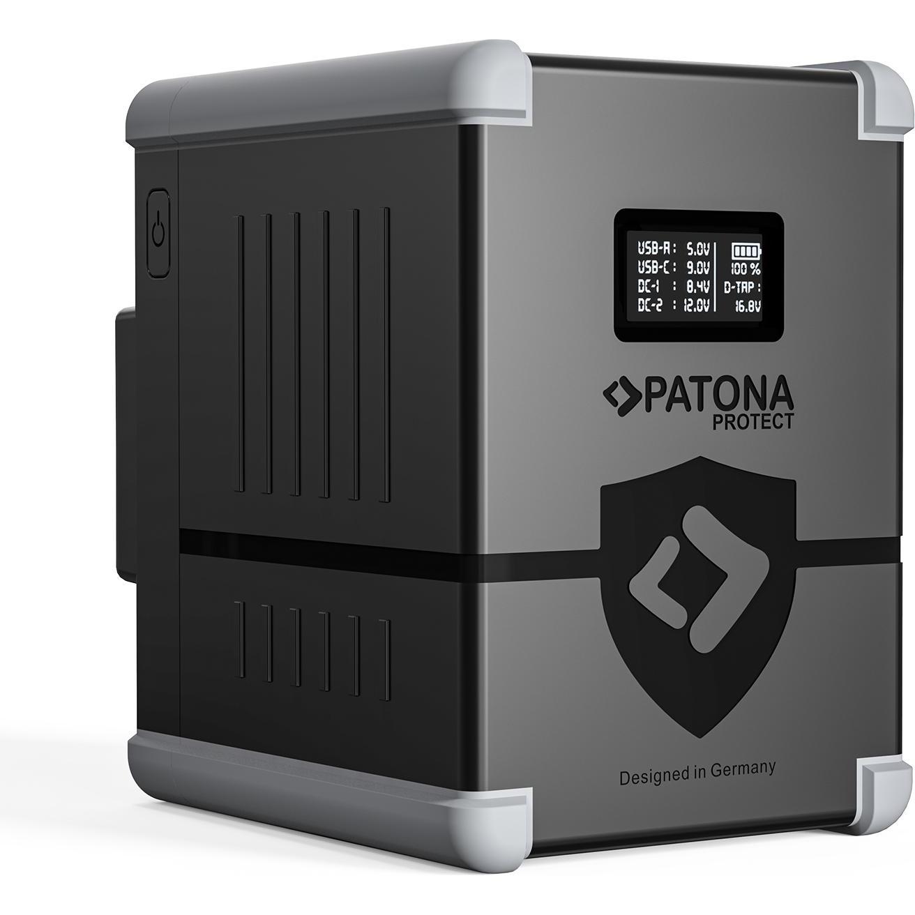 Patona Proteggi il supporto oro G200-PD100 (Batteria della fotocamera), Alimentatore fotocamera, Nero