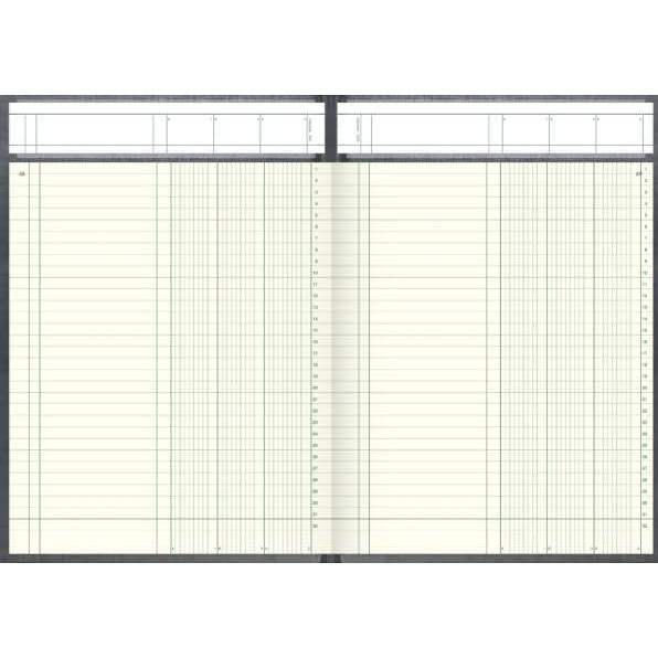 Thumbnail - König & Ebhardt, Heft + Block, Spaltenbuch A4 96Bl 3SP (A4)