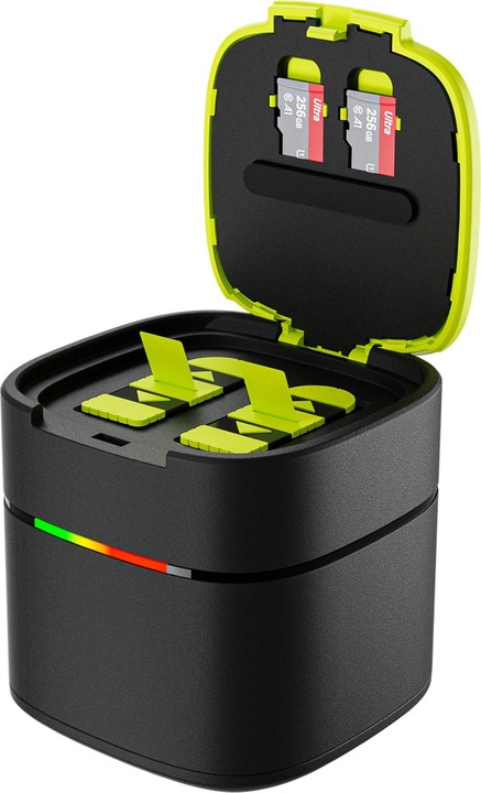 Actual product image Telesin Fast charge box +2 battery for GoPro Hero 9/10/11 GP-FCK-B11 (11, 12, Hero 9)