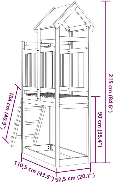 vidaXL Spielturm