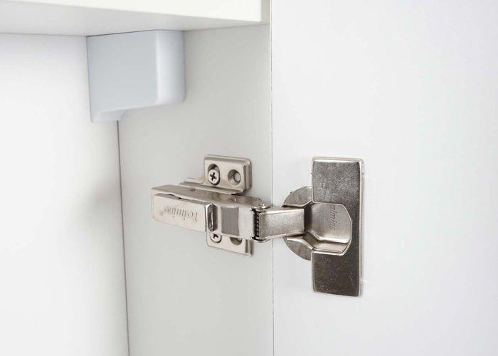 Image du produit Mendler Armoire de toilette HWC-B19b, brillant 70x80x16cm, blanc (70 x 60 x 16 cm)