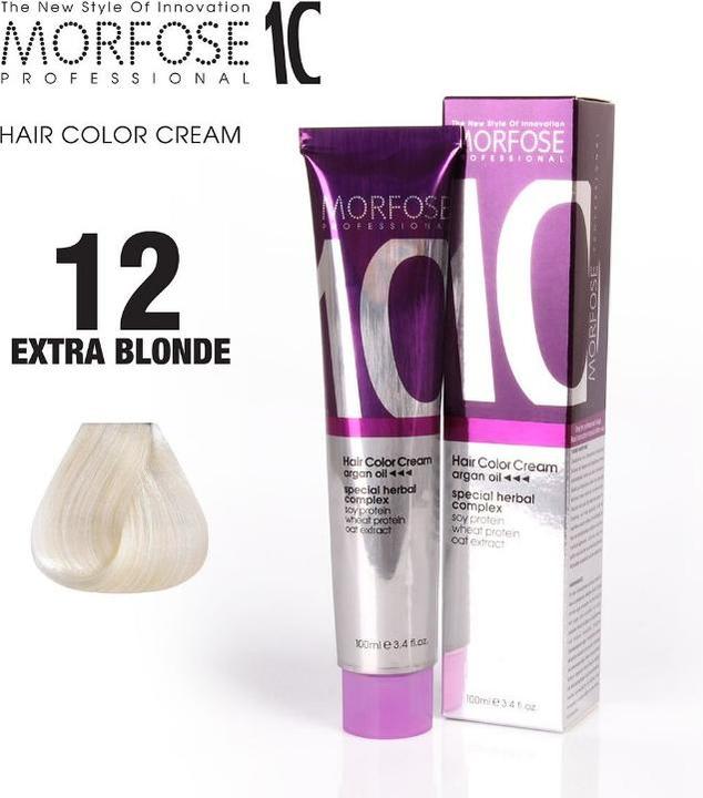 Immagine prodotto Morfose (12) Colore per capelli Extra Blond 100ml (Biondo extra)