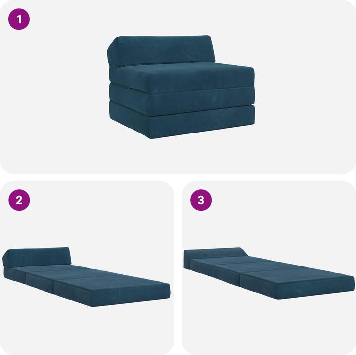 Produktbild vidaXL Klappsofa Bett