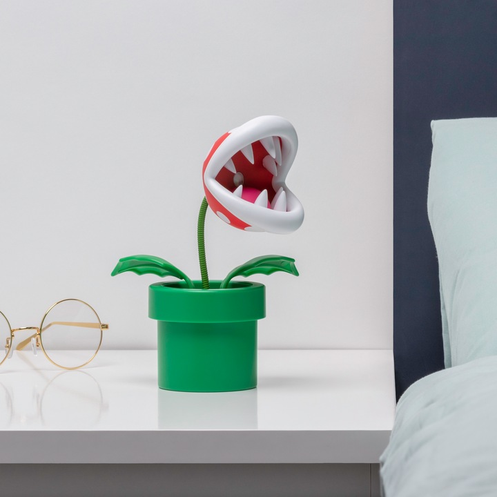 Actual product image Paladone Products Mini Piranha Plant Posable Lamp