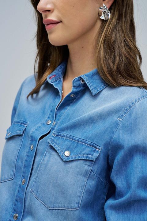 Actual product image Salsa Jeans Jeanshemd Denim Shirt W/ Front Pockets (XS)