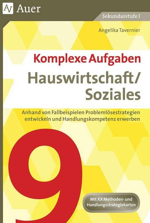 Produktbild Komplexe Aufgaben Hauswirtschaft und Soziales 9 (Deutsch, Angelika Tavernier, 2021)
