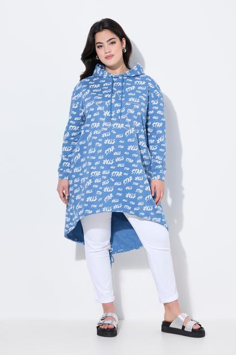 Produktbild Angel of Style Hoodie, A-Linie, Metallic-Schriftmuster, Kapuze (42)