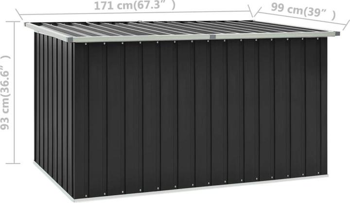 Actual product image vidaXL Aufbewahrungsbox