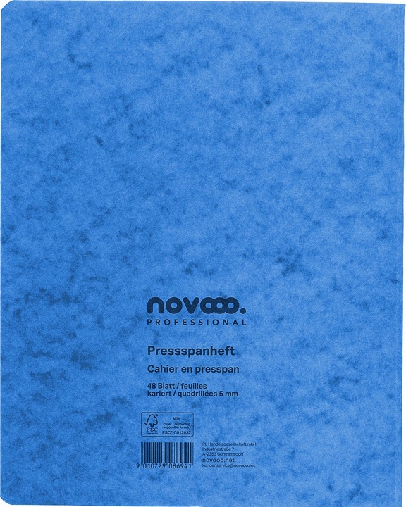 Immagine prodotto Novooo Pressspanheft (175 x 220 mm, Quadretti)