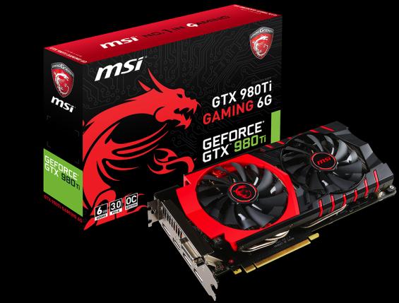 Actual product image MSI GTX 980 Ti Gaming 6G (6 GB)