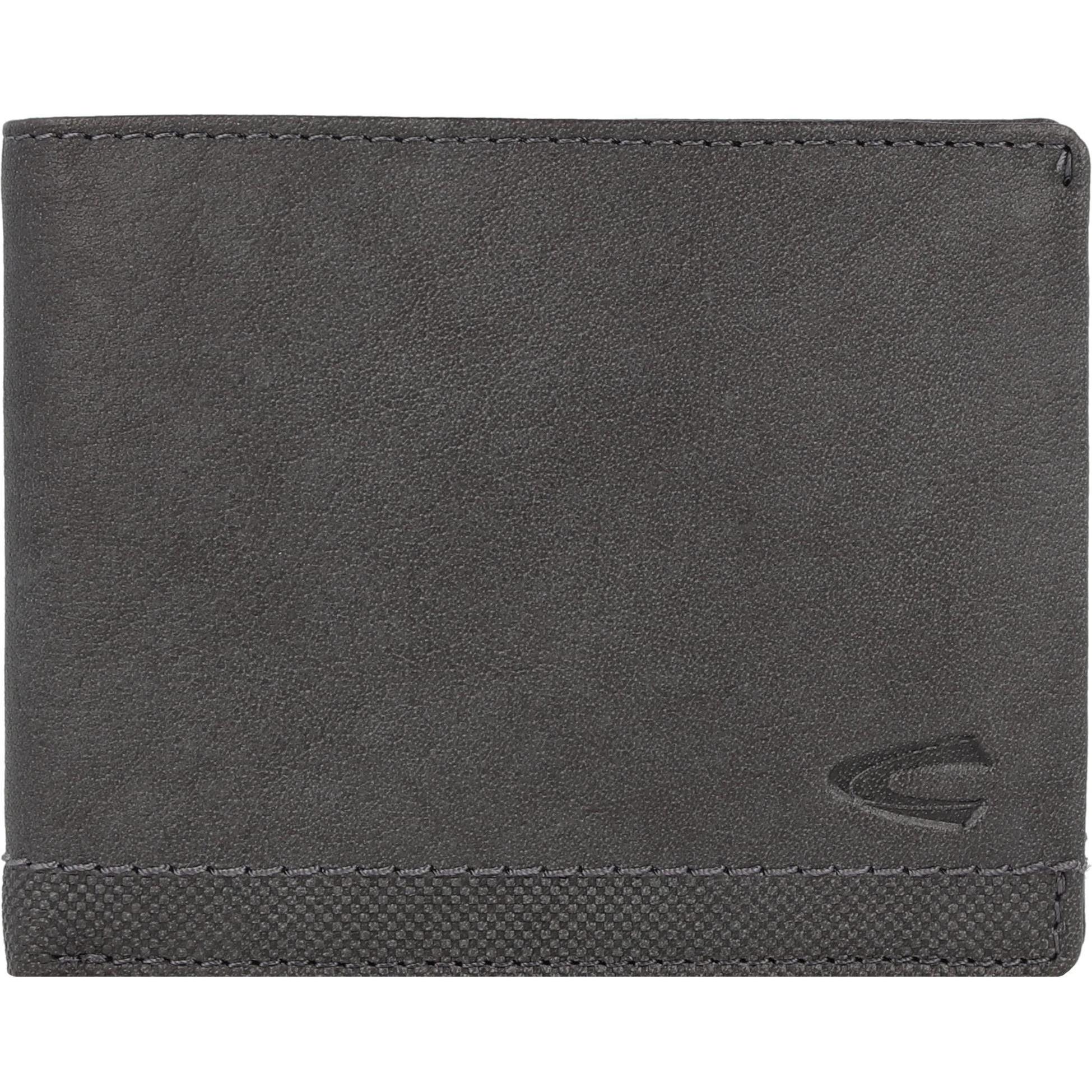 Camel Active, Herren, Portemonnaie, Nimbus Geldbörse RFID Schutz Leder 12 cm, Schwarz