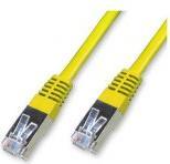 NoName Câble/Cordon réseau RJ45 Catégorie 6 FTP (F/UTP) Droit 25cm (Jaune) (U/UTP, 0.25 m)