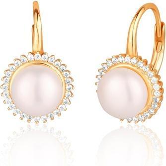 Image du produit JVD Boucles d'oreilles en bronze avec perles et zircons SVLE2122XH2RP00