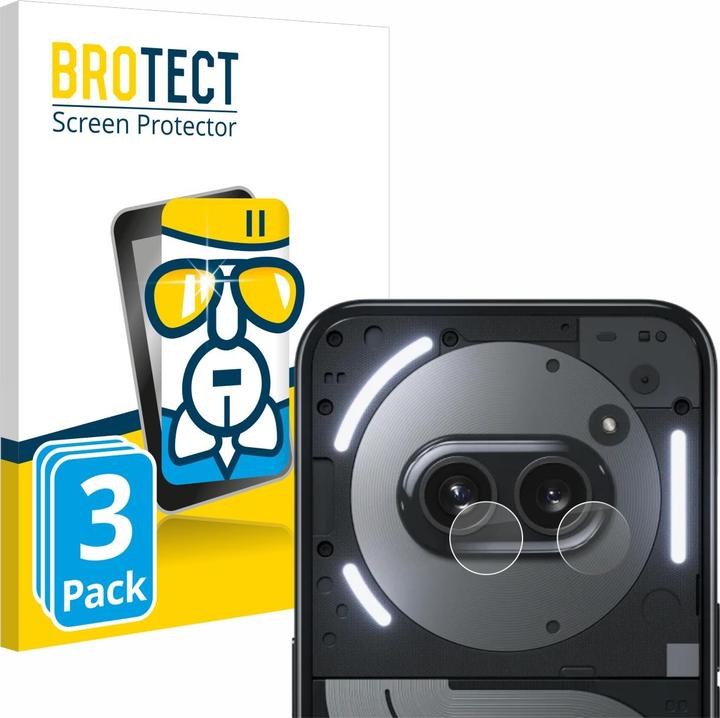 Actual product image BROTECT AirGlass Glass (3 pcs., Nothing Phone (2a))