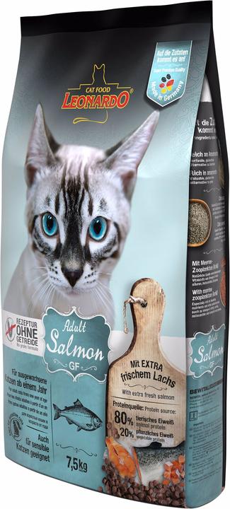 Image du produit Leonardo Cat Food Adult saumon sans graine (Adulte, 1 pcs, 7500 g)