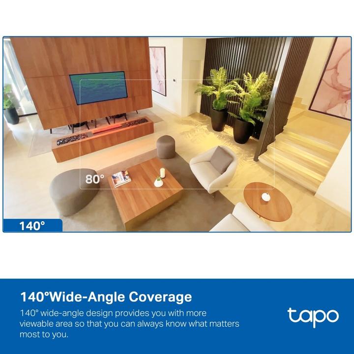 Produktbild TP-Link Tapo C125 AI 4MP QHD WLAN-Kamera MicroSD (2560 x 1440 Pixels)